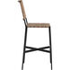 Omari 47 inch Suede Light Tan Leather Barstool